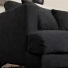Vente-unique Aanbiedingen: Zitbank & Fauteuil-Sofia Fauteuil Zwart.