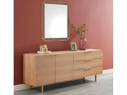 OZAIA Spiegel-Spiegel In Art-Decostijl Samba - B80 X H110 Cm - Goudkleurig