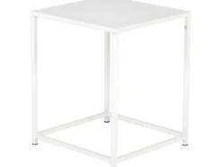 Venture Home Bijzettafel-Staal Bijzettafel 38X37 Cm Wit.