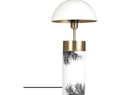 OZAIA Lamp-Staande Lamp Champignon Art-Decostijl Agaric - Ijzer - H54Cm - Wit, Goudkleurig En Zwart