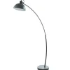 OZAIA Staande Lamp-Staande Lamp Met Boog Met Vintage-Stijl Delphe - Ijzer - 62 X 25 X 177 Cm - Zwart