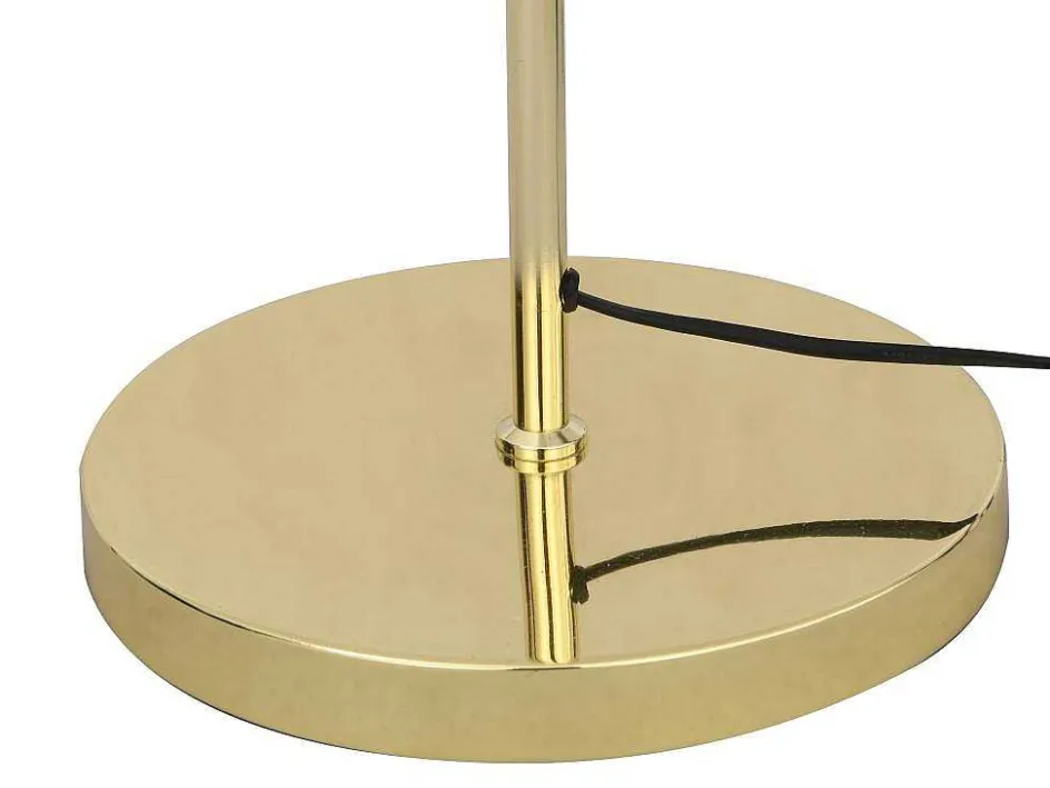 OZAIA Staande Lamp-Staande Lamp Met Vintage Messingeffect - D 30 Cm X H 149 Cm - Goudkleurig - Ontario