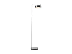 OZAIA Staande Lamp-Staande Lamp Met Vintage-Stijl Van Metaal - H154 Cm - Zwart En Goudkleurig - Otilie