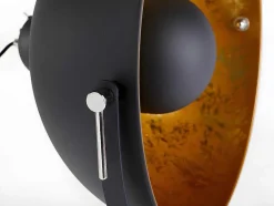 OZAIA Aanbiedingen: Woonaccessoires-Staande Lamp Movie - H. 166 Cm - Goudkleurig Van Het Merk Inside Art