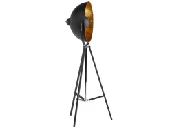 OZAIA Aanbiedingen: Woonaccessoires-Staande Lamp Movie - H. 166 Cm - Goudkleurig Van Het Merk Inside Art