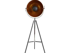 OZAIA Aanbiedingen: Woonaccessoires-Staande Lamp Movie - H. 166 Cm - Goudkleurig Van Het Merk Inside Art