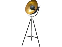 OZAIA Aanbiedingen: Woonaccessoires-Staande Lamp Movie - H. 166 Cm - Goudkleurig Van Het Merk Inside Art