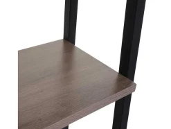 Vente-unique Toiletmeubel-Staande Plank Mcw-K82, Grijsbruin