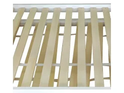ModernLuxe Kinderbed Stapelbed-Stapelbed Met Onderschuifbed - Massief Grenenhout - 3X90X200 Cm - Opbergtrap Met 4 Lades - Veiligheidsbarrieres - Wit