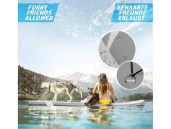 Vente-unique Watersport-Sup Board Anubis 320 Cm - Zilver - Incl. Accessoires