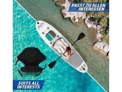 Vente-unique Watersport-Sup Board Anubis 305 Cm - Zilver - Incl. Accessoires