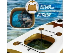 Vente-unique Watersport-Sup Board Gold Ra 305 Cm - Goud - Incl. Accessoires