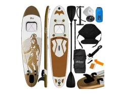 Vente-unique Watersport-Sup Board Gold Ra 366 Cm - Goud - Incl. Accessoires
