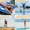 Vente-unique Watersport-Sup Board Kraken 305 Cm - Oranje - Incl. Accessoires
