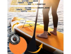 Vente-unique Watersport-Sup Board Kraken 305 Cm - Oranje - Incl. Accessoires