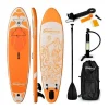 Vente-unique Watersport-Sup Board Kraken 320 Cm - Oranje - Incl. Accessoires