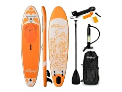 Vente-unique Watersport-Sup Board Kraken 320 Cm - Oranje - Incl. Accessoires