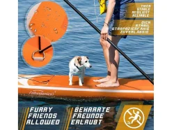 Vente-unique Watersport-Sup Board Kraken 320 Cm - Oranje - Incl. Accessoires