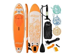 Vente-unique Watersport-Sup Board Kraken 320 Cm - Oranje - Incl. Accessoires