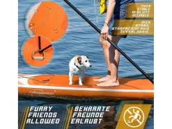 Vente-unique Watersport-Sup Board Kraken 366 Cm - Oranje - Incl. Accessoires