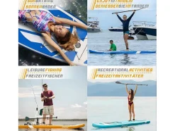 Vente-unique Watersport-Sup Board Kraken 366 Cm - Oranje - Incl. Accessoires