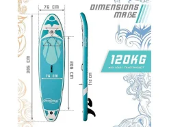Vente-unique Watersport-Sup Board Nymphe 305 Cm - Mintgroen - Incl. Accessoires