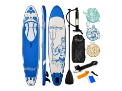 Vente-unique Watersport-Sup Board Poseidon 320 Cm - Blauw - Incl. Accessoires