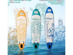 Vente-unique Watersport-Sup Board Poseidon 366 Cm - Blauw - Incl. Accessoires