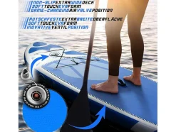 Vente-unique Watersport-Sup Board Poseidon 305 Cm - Blauw - Incl. Accessoires