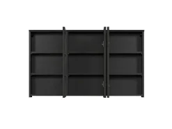 Vente-unique Accessoires & Spiegels-Synnax Spiegelkast 3 Spiegel Deuren Grijs.