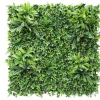 Vente-unique Plantenwand-Synthetische Groene Begroeide Muur - Pakket Van 3M - Matcha