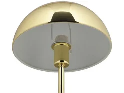 OZAIA Lamp-Tafellamp Met Champignonvorm En Vintage-Look Met Messingeffect - D 20 Cm X H 30 Cm - Goudkleurig - Ontario