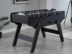 Vente-unique Spel Voor Binnen-Tafelvoetbal Lionel Van Mdf - L153 X B77,6 X H96 Cm - Zwart