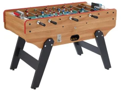 Vente-unique Spel Voor Binnen-Tafelvoetbal Met Muntautomaat Henry Van Mdf - L153 X B77,6 X H96 Cm - Eikenkleur