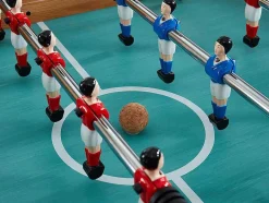 Vente-unique Spel Voor Binnen-Tafelvoetbal Paulo Van Mdf - L153 X B77,6 X H96 Cm - Eiken