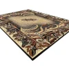 RugsX Groot Tapijt-Tapijt Bcf Morad Lisc Bladeren Agawa Klassiek - Beige 140X200 Cm