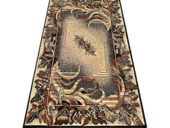 RugsX Groot Tapijt-Tapijt Bcf Morad Lisc Bladeren Agawa Klassiek - Beige 140X200 Cm