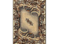 RugsX Groot Tapijt-Tapijt Bcf Morad Lisc Bladeren Agawa Klassiek - Beige 140X200 Cm