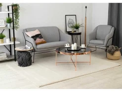 RugsX Tapijt Hoogpolig-Tapijt Bunny Beige Imitatie Konijnenvacht 140X190 Cm
