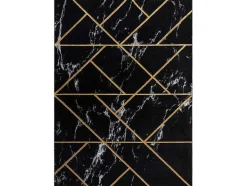 RugsX Klein Tapijt-Tapijt Emerald Exclusief 2000 Glamour, Stijlvol Geometrisch, Marmer Zw 120X170 Cm