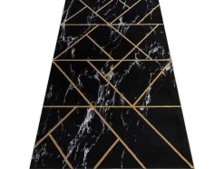 RugsX Klein Tapijt-Tapijt Emerald Exclusief 2000 Glamour, Stijlvol Geometrisch, Marmer Zw 120X170 Cm