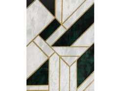 RugsX Klein Tapijt-Tapijt Emerald Exclusief 1015 Glamour, Stijlvol Marmer, Geometrisch Fl 120X170 Cm