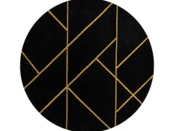 RugsX Tapijt Rond-Tapijt Emerald Exclusief 1012 Cirkel - Glamour, Stijlvol Marmer, Geome Cercle 120 Cm