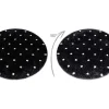 RugsX Tapijt Rond-Tapijt Fluffy 2370 Cirkel, Shaggy Stippen Antraciet / Wit Cercle 160 Cm