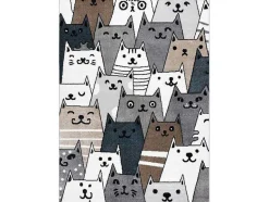 RugsX Kindervloerkleed-Tapijt Fun Pets Voor Kinderen, Dieren Multi 280X370 Cm
