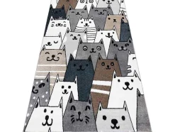 RugsX Kindervloerkleed-Tapijt Fun Pets Voor Kinderen, Dieren Multi 280X370 Cm