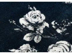 RugsX Groot Tapijt-Tapijt Gnab 60642734 Bloemen , Rozekleuringe Blauw / Wit 140X200 Cm