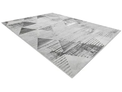 RugsX Groot Tapijt-Tapijt Lira E1627 Drieho Geometrisch, Structureel, Modern, Glamour - G 200X290 Cm