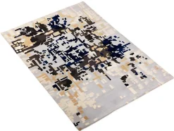 OZAIA Groot Tapijt-Tapijt Met Geometrisch Design Van 100% Handgeweven Wol - 160 X 230 Cm - Meerdere Kleuren - Irving