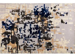 OZAIA Groot Tapijt-Tapijt Met Geometrisch Design Van 100% Handgeweven Wol - 160 X 230 Cm - Meerdere Kleuren - Irving